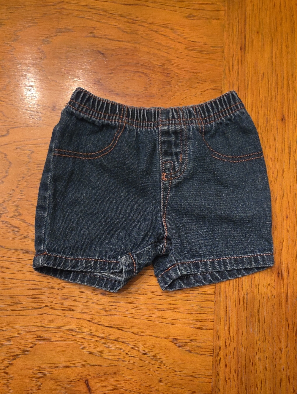 okie dokie Dark Blue Denim Pull-On Shorts